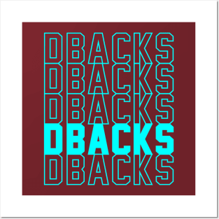 D Backs Posters and Art